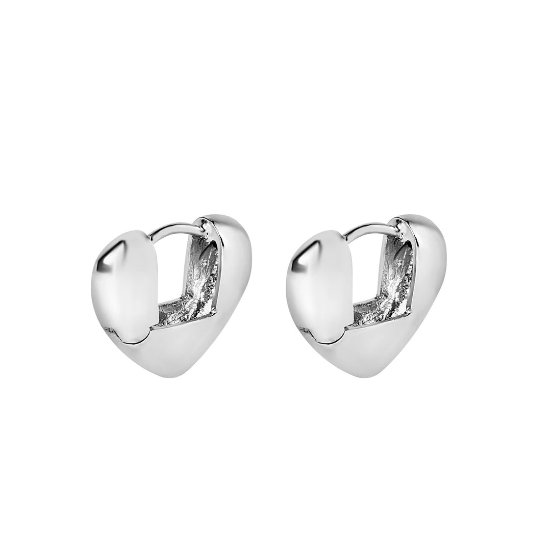 Evie Puffy Heart Earrings