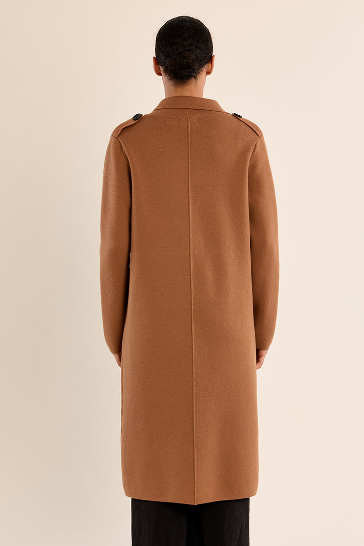 Long Blazer Coat- Camel