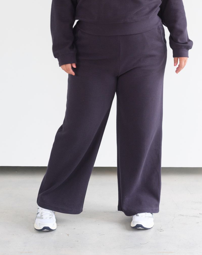 Brunette The Label Waffle Pants - Navy