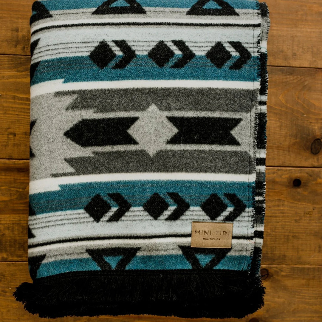 Mini Tipi Storm Indigenous Blanket