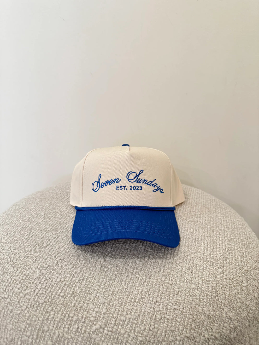 Trucker Hat- Blue/White