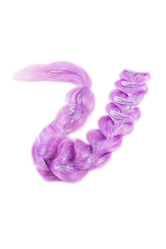 Rock Star Purple Hair Braid
