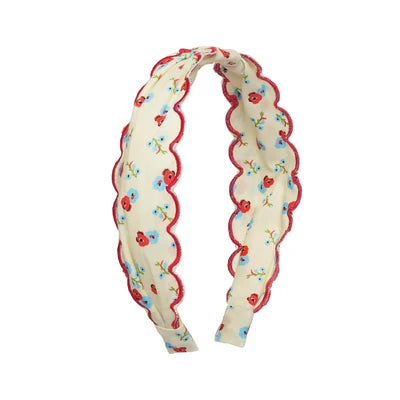 Martha Ditsy Scalloped Headband
