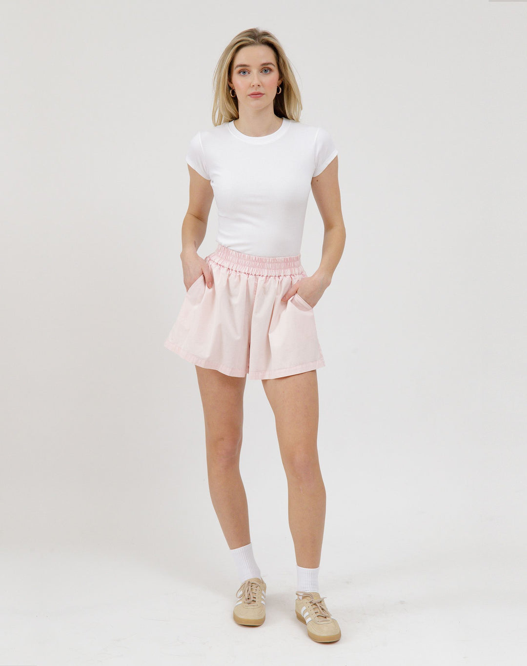 Chambray Short - Pink