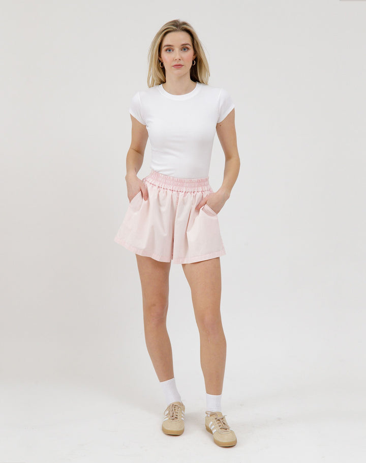 Chambray Short - Pink