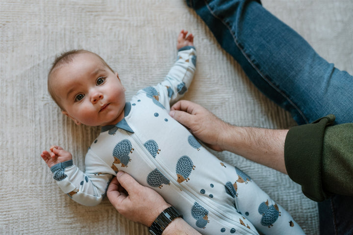 Hedgehugs & Kisses Organic Cotton Footed Sleeper