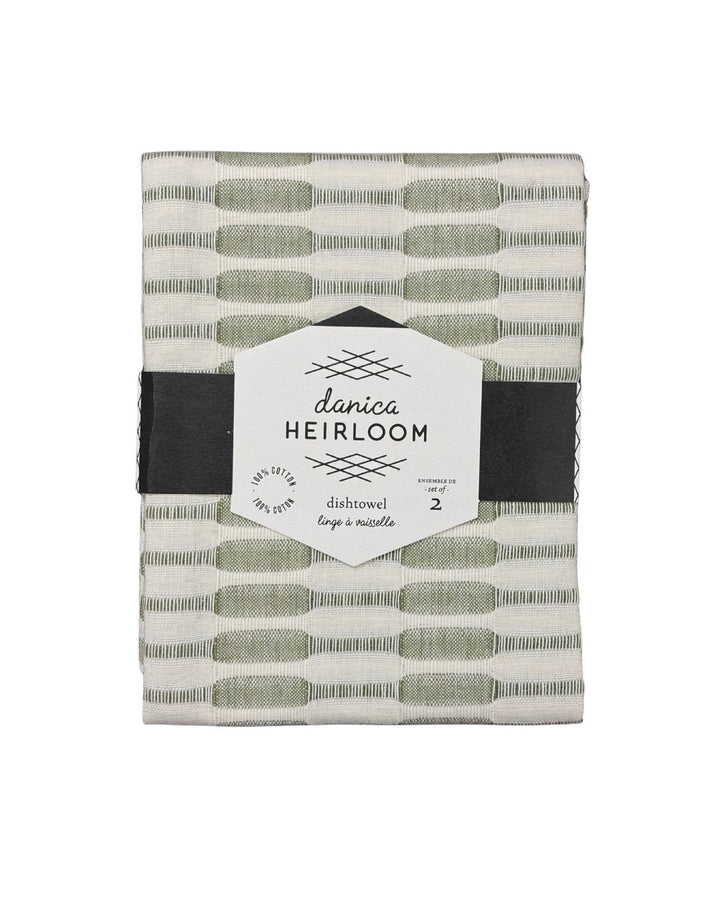 Danica Abode Dish Towel Set of 2 - Olive