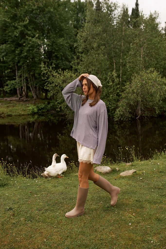 Anae Long Sleeve - Blue Stripe