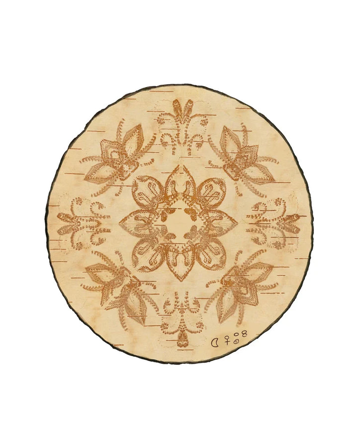Mini Tipi Birch Bark Indigenous Reversible Blanket