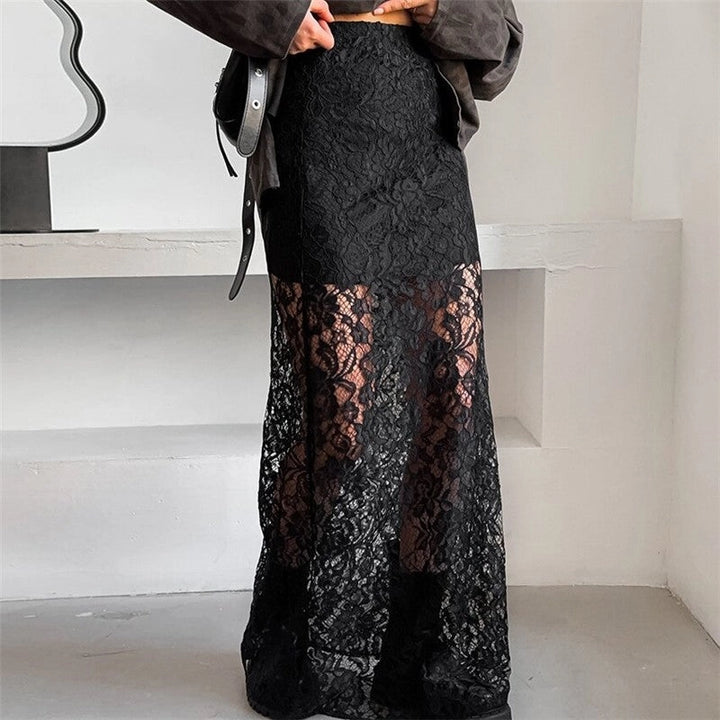It Takes Two Lace Skirt - Black