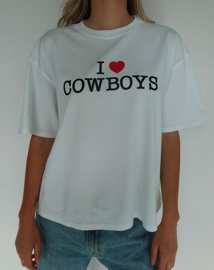 I ♡ Cowboys Boxy Tee