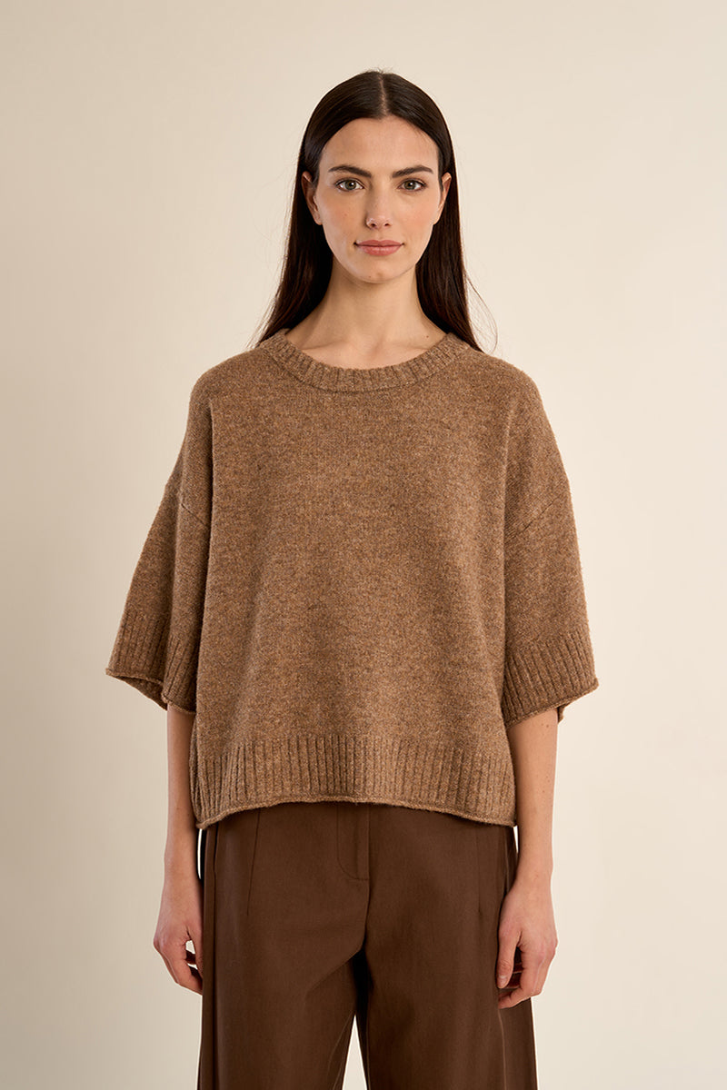 Flared Knit Sweater