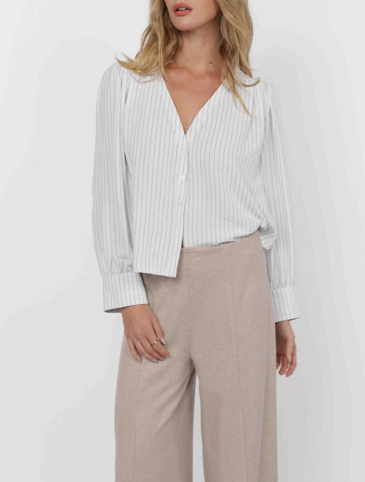 Buttoned Up Shirt w Back Detail