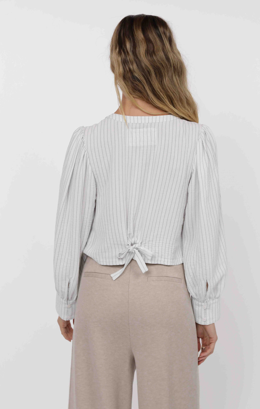 Buttoned Up Shirt w Back Detail