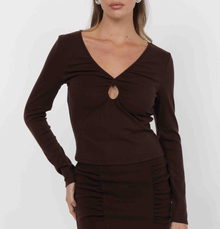 Sweet Thing Keyhole Knit Top