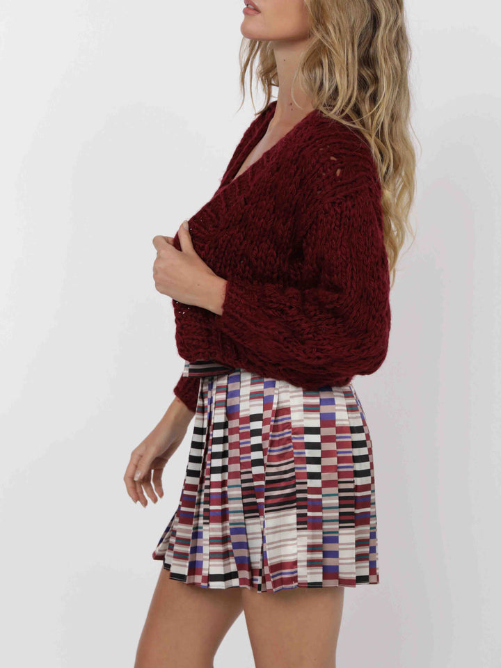 This & That Chunky Cardi - Wine