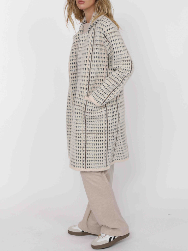 The Solace Houndstooth Coat