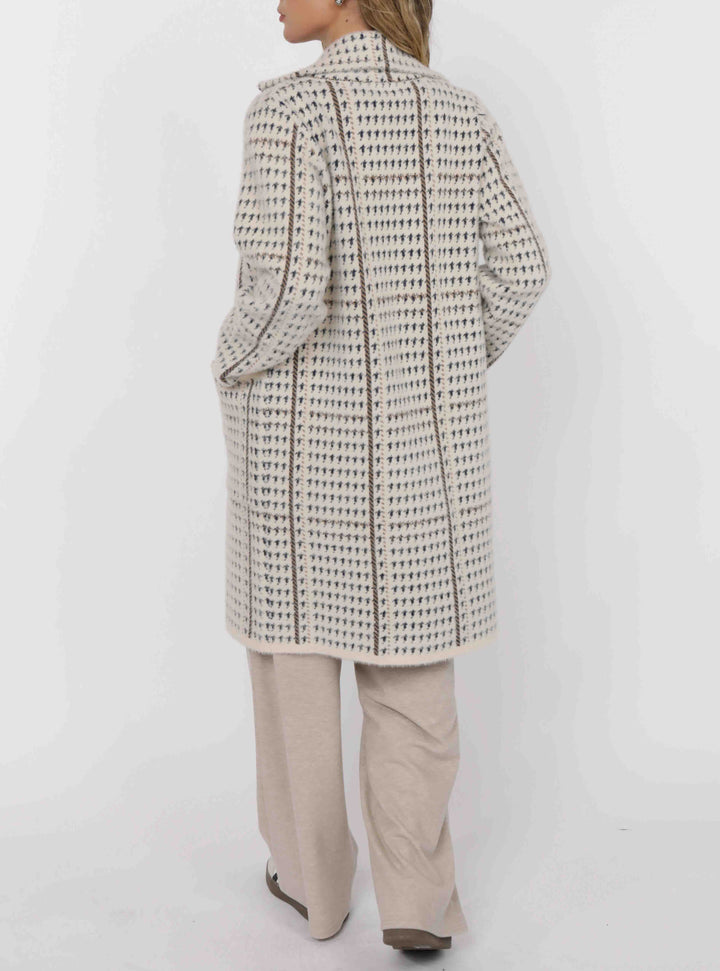 The Solace Houndstooth Coat