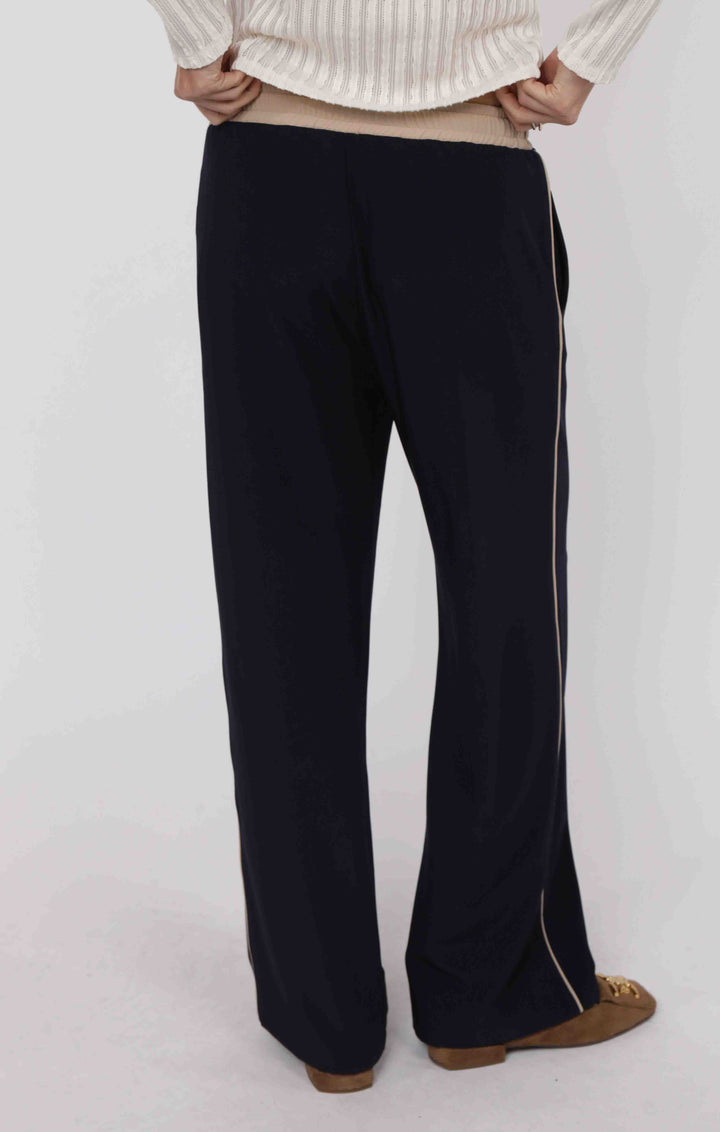 On Film Vintage Contrast Drawstring Pant