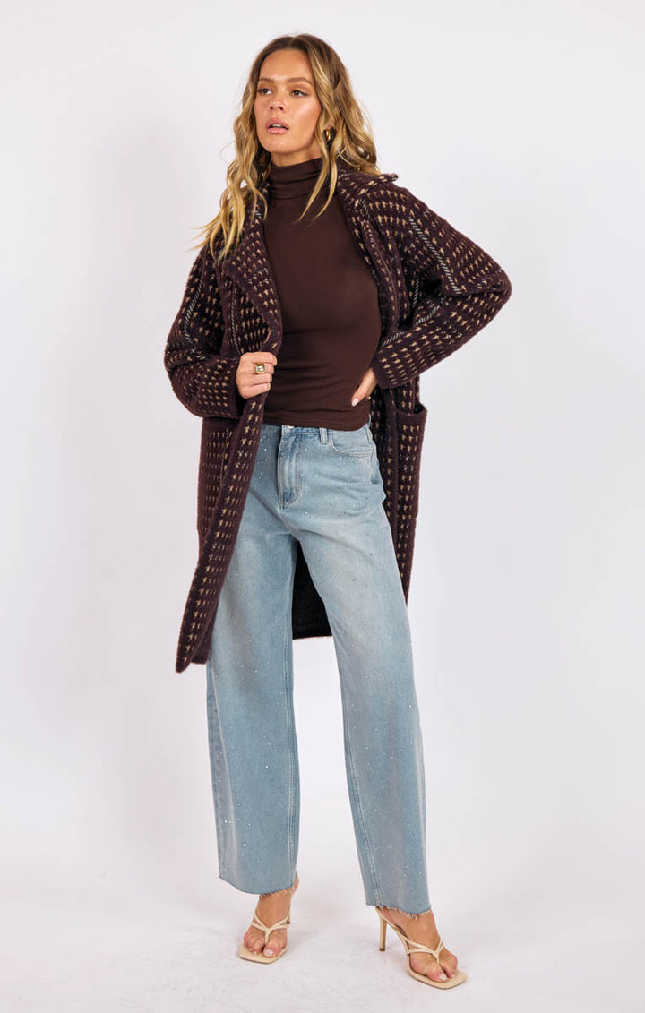 Urban Houndstooth Coat