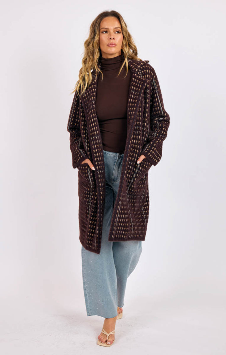 Urban Houndstooth Coat