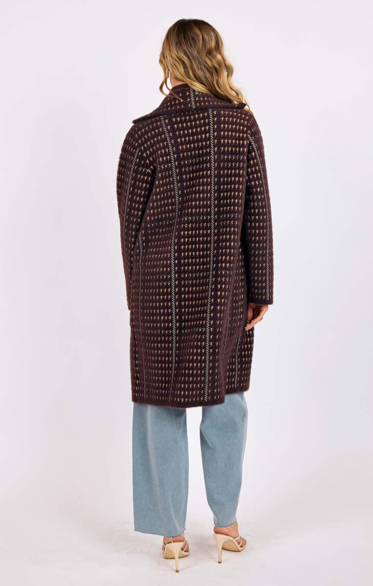 Urban Houndstooth Coat