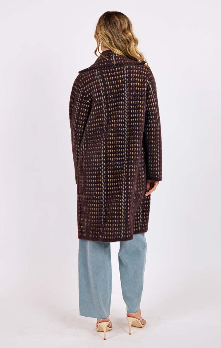 Urban Houndstooth Coat