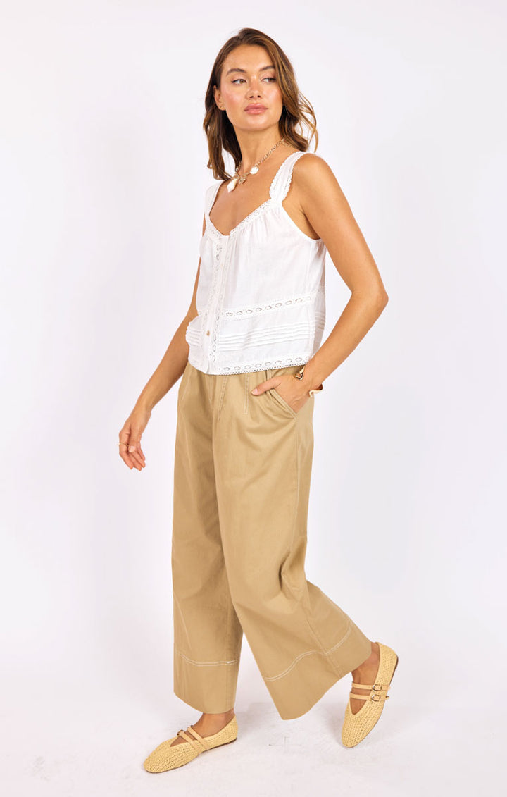 Seedling Contrast Stitch Pants