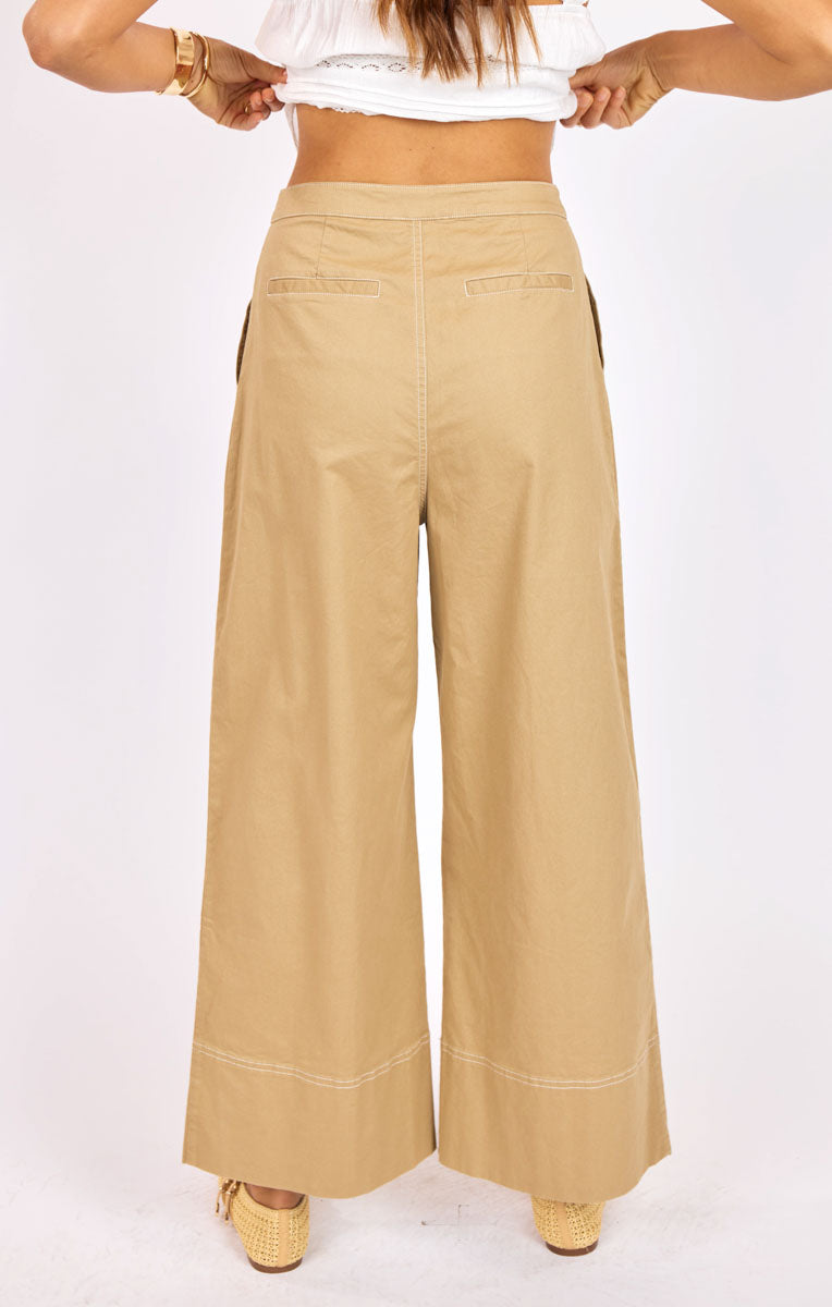Seedling Contrast Stitch Pants