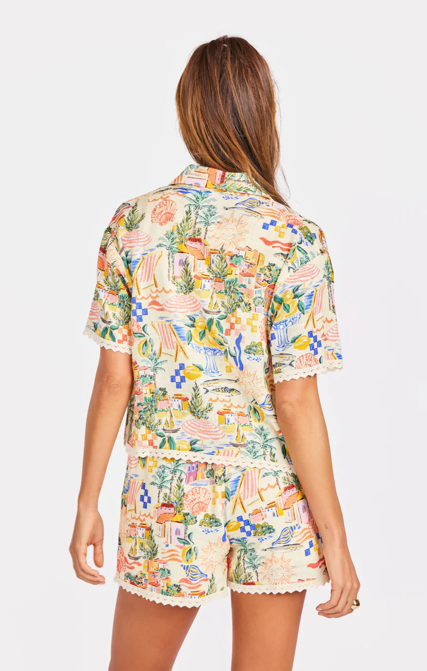 Nostalgic Paradise Button Up
