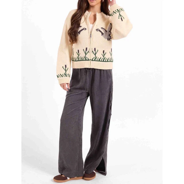 Songbird Zip Sweater