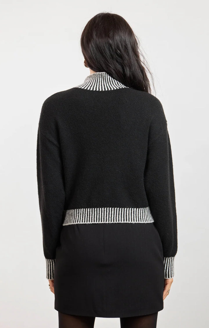 Stacey Contrast Rib Sweater