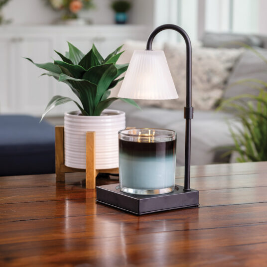 Lumiere Black Candle Warmer Lamp