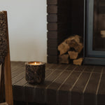 Brown Emperador Marble Refillable Candle