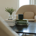 Emerald Green Marble Refillable Candle