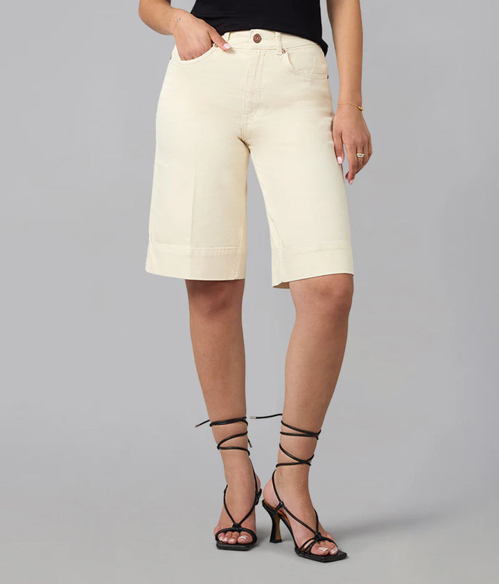 High Rise gaucho Shorts- Raw