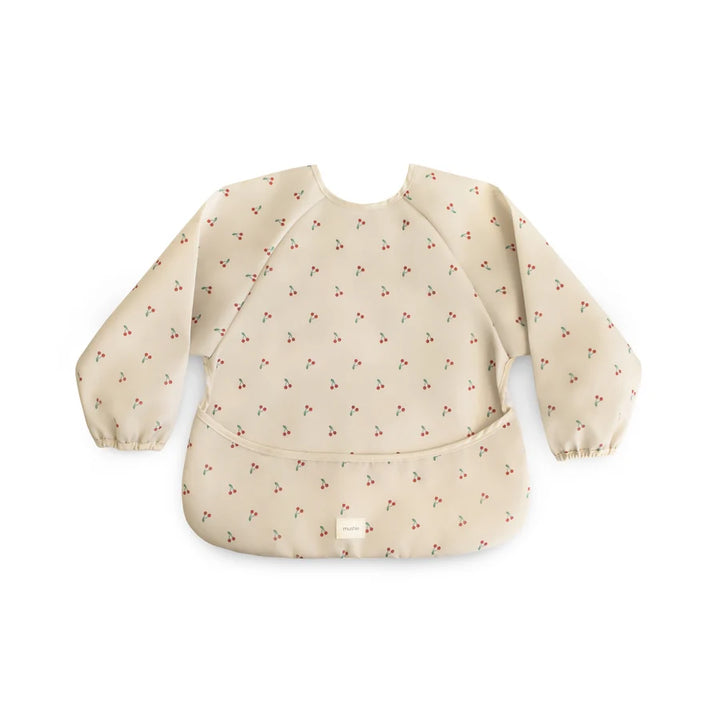 Long Sleeve Bib- Cherries