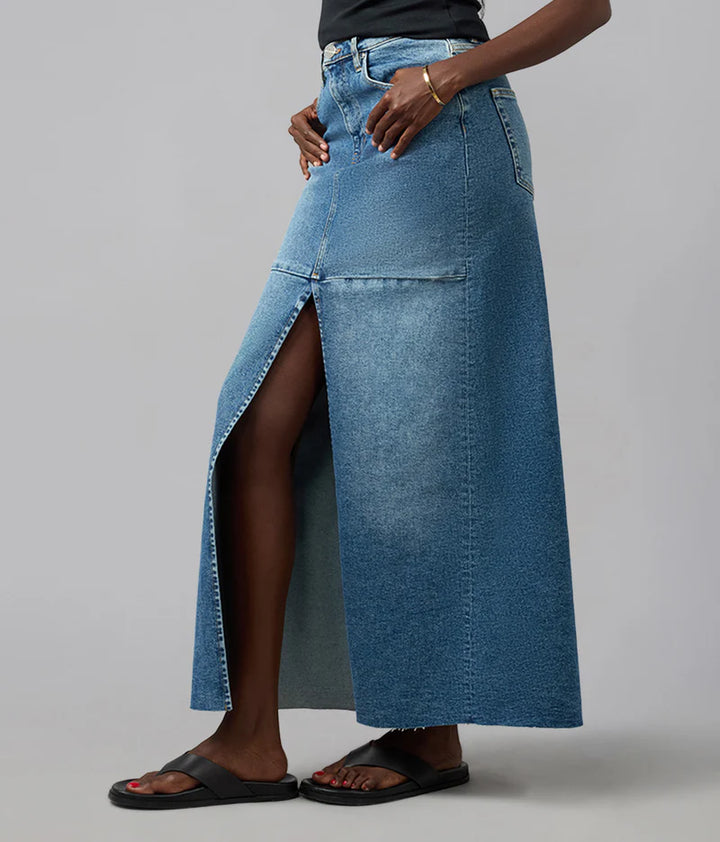 High Rise Maxi Skirt- Twighlight