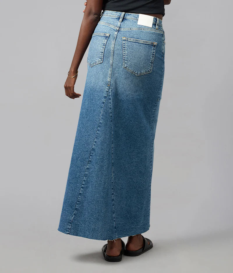 High Rise Maxi Skirt- Twighlight
