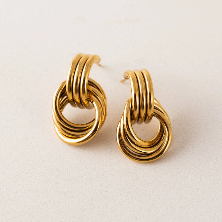 Maris Knocker Gold Earrings