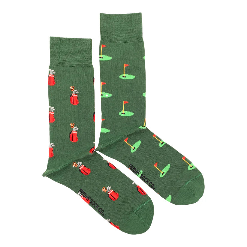 Men's Golf Mismatched Socks