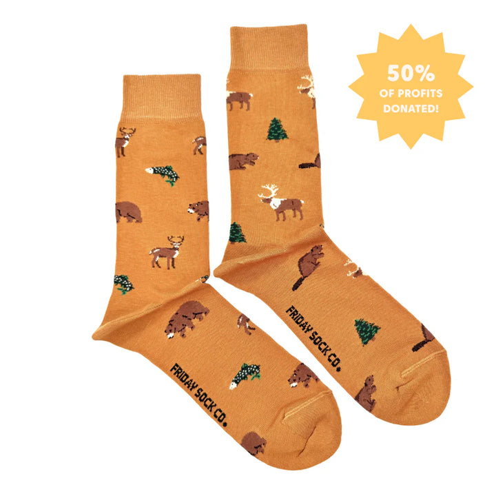 Men's Wildlife This Did Good Mismatched Socks