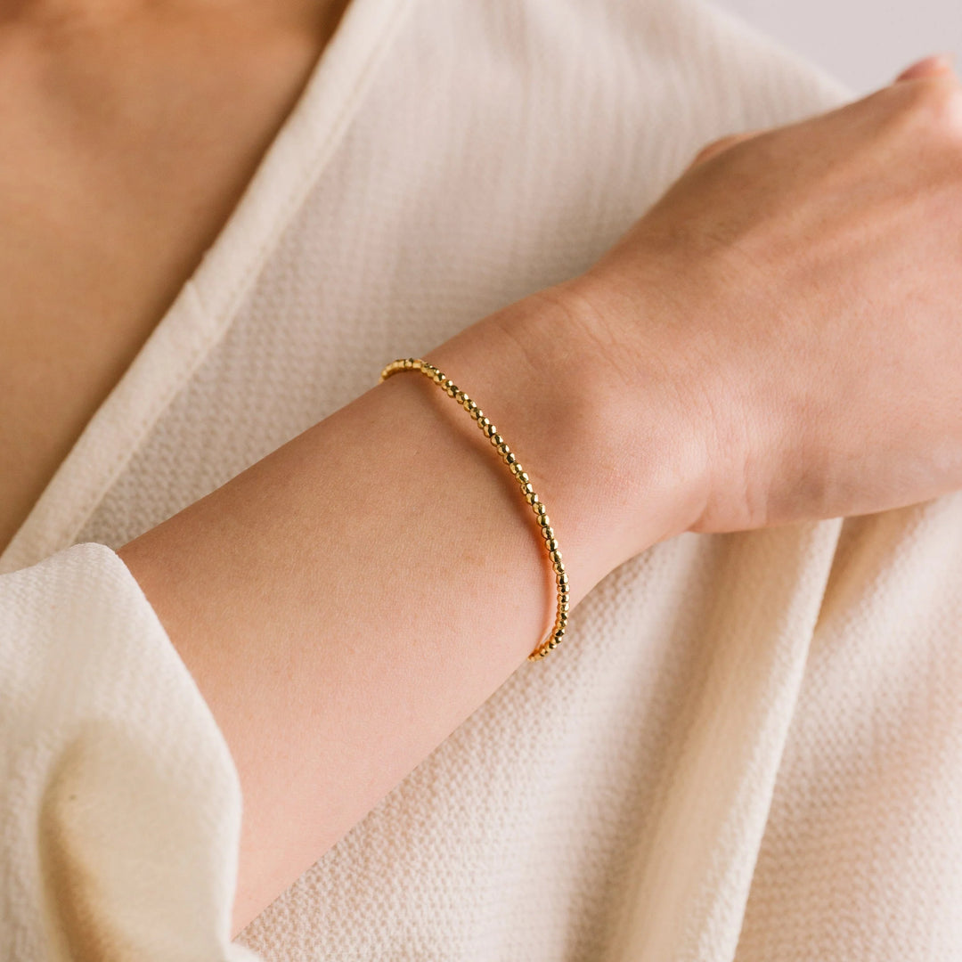 Mira Stretch Bracelet- Gold