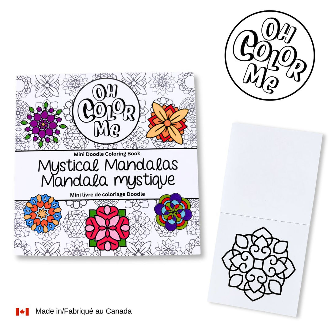 Mini Mystical Mandalas Colouring Book
