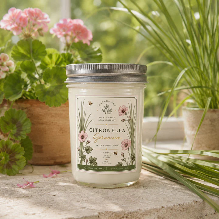 Cintronella Geranium Candle