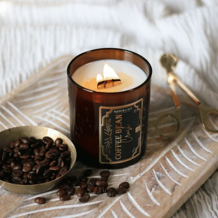 Coffee Bean Crush Woodwick Candle