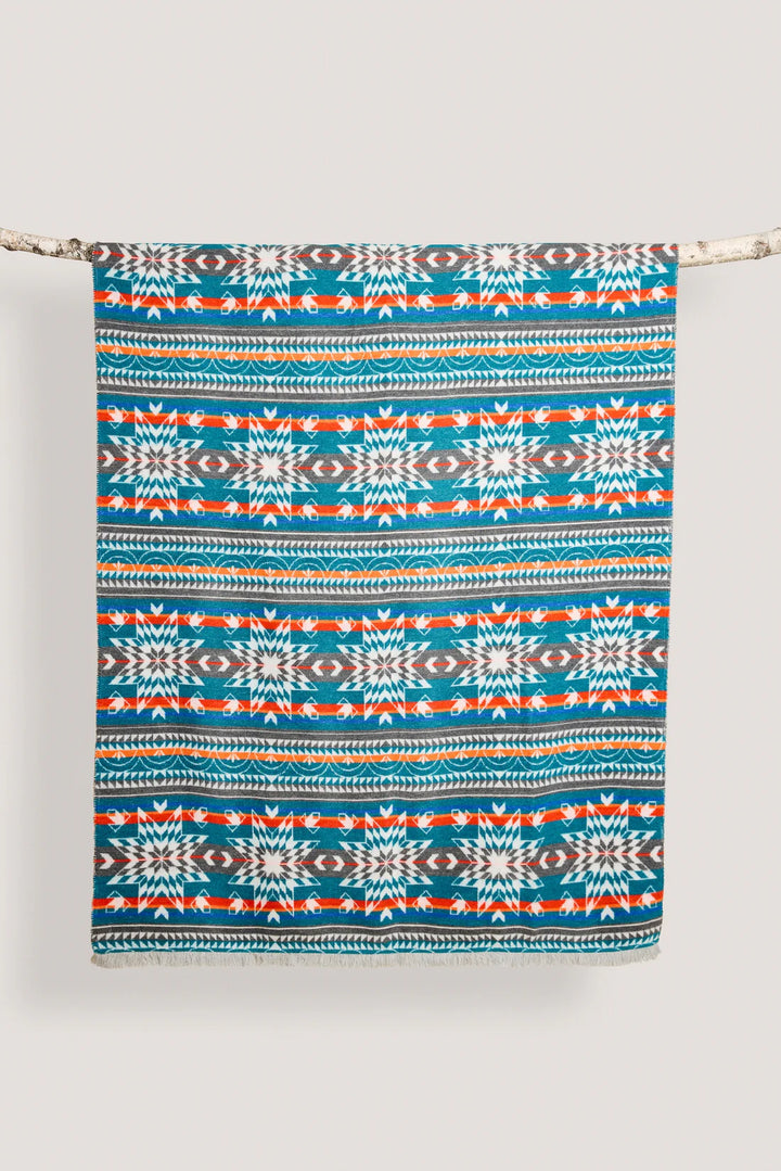 Mini Tipi Nibi Indigenous Reversible Blanket