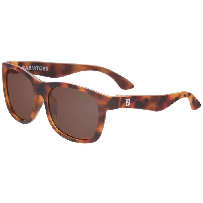 Babiators- Polarized Navigator Sunglasses: Tortoise/Amber