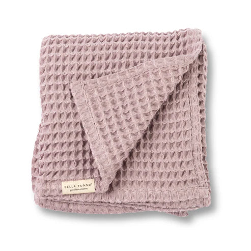 Orchid Waffle Baby Blanket