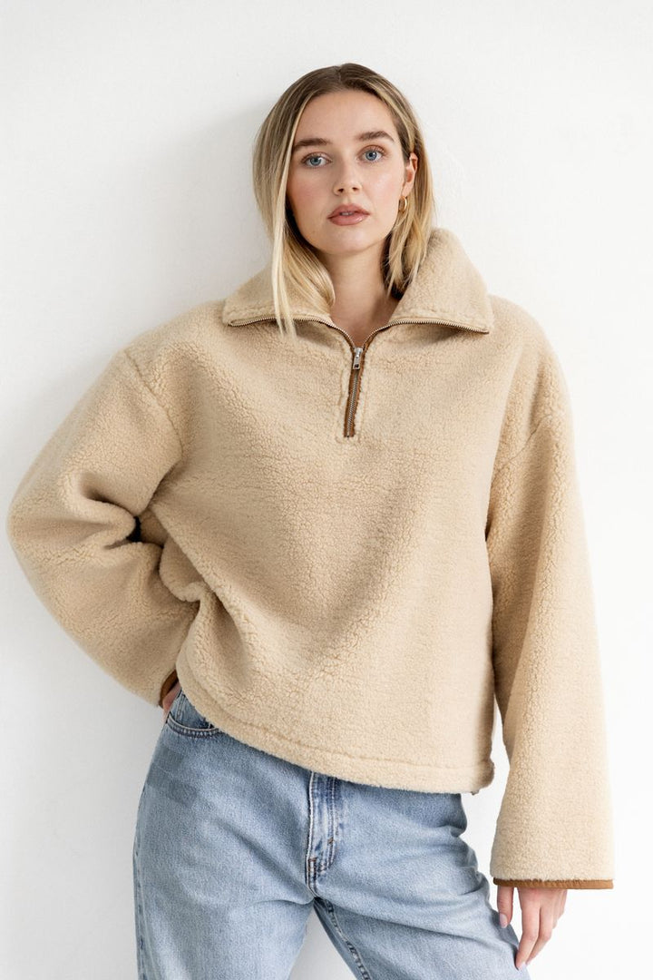 1/2 Zip Sherpa Jacket